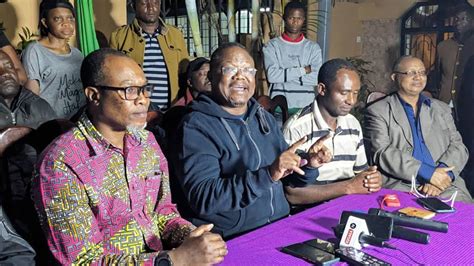 Lissu Aachiwa Kwa Dhamana Usiku Huu Kesho Arudi Polisi Mwenyewe Youtube