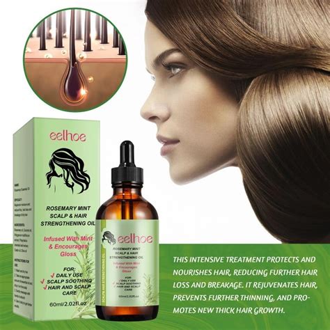 EELHOE Natural Rosemary Hair Growth Essential Oil Dandruff Treatment