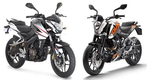 Bajaj Pulsar NS 125 Vs KTM 125 Duke Price Specifications Compared HT