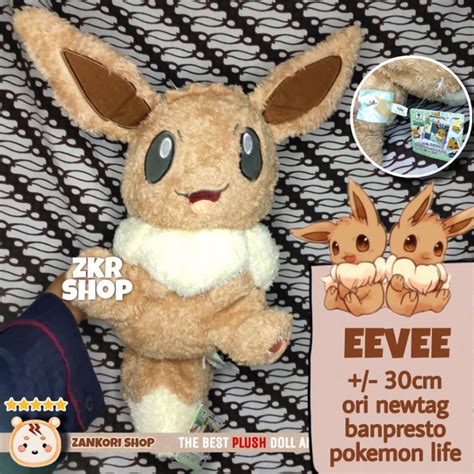 Jual Keychain Boneka Pokemon Eevee Original Pokemon Center Banpresto