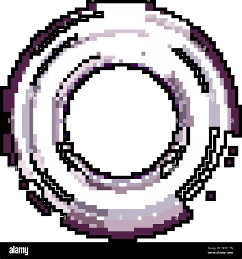 Design Grommet Ring Game Pixel Art Vector Illustration Stock Vector Image And Art Alamy