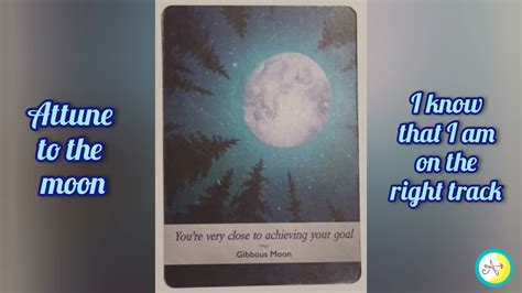 Gibbous Moon Moonology Oracle Card Meaning Youtube