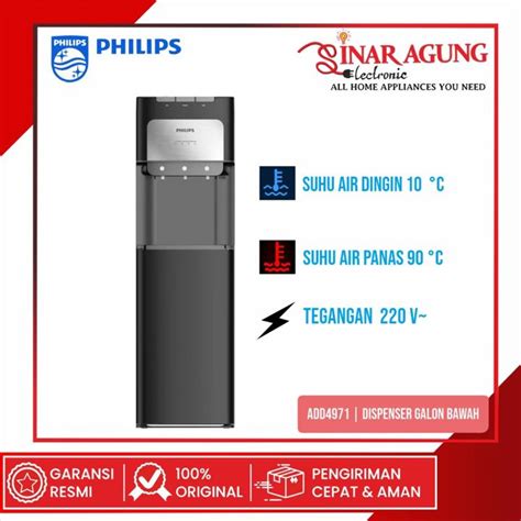 Philips Add4971 Add 4971 Dispenser Galon Bawah Hitam Lazada Indonesia