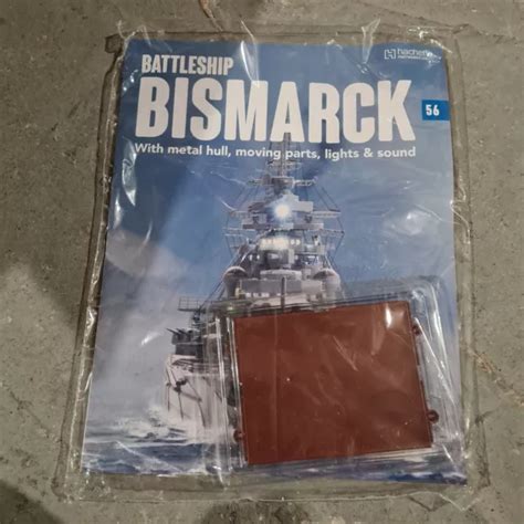 HACHETTE BUILD THE Battleship Bismarck Scale 1 200 Issue 56 EUR 34 70