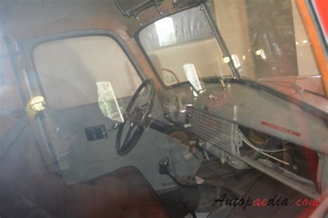 Opel Blitz 2nd generation 1952-1960 (1954 fire engine), interior ...