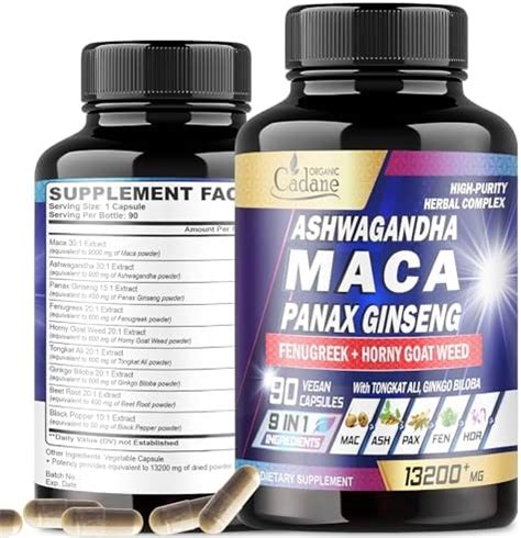 Amazon 7in1 Premium Maca Root Capsules With Ashwagandha Ginseng