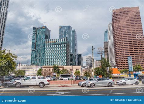 Indigo Hotel at Downtown Los Angeles - CALIFORNIA, USA - MARCH 18, 2019 ...