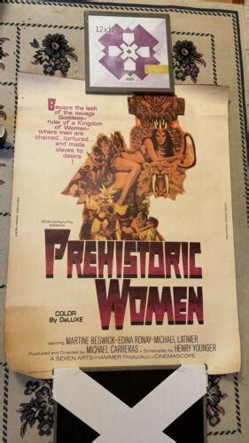 Prehistoric Women 1967 Original Poster Printed In 1966 3870352831