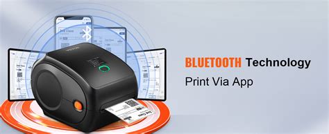 VEVOR Direct Bluetooth Thermal Label Printer HD 300DPI All In One BT