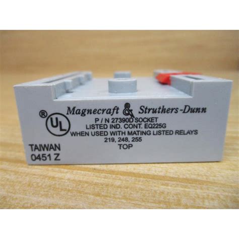 Magnecraft 27390D Struthers Dunn Relay Socket Mara Industrial