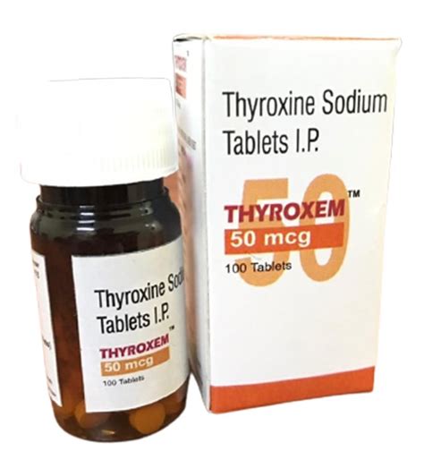 Thyroxine Sodium Tablets Ip At Rs 100box Levothyroxine Sodium