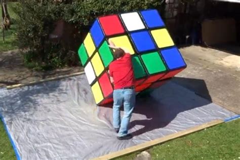 Watch Solving The Worlds Largest Rubiks Cube In England