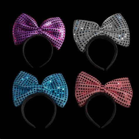 LED Flashing Bow Headbands GlowUniverse