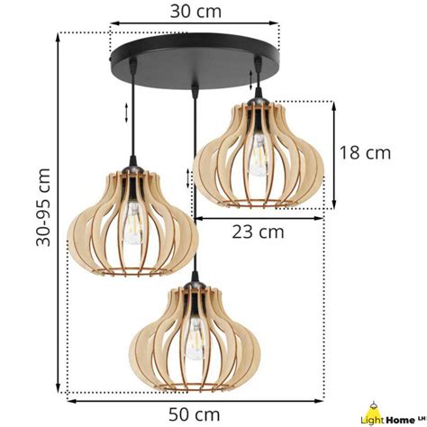 Lampa Wisz Ca Na Podsufitce Timber Yrandol Klosze Drewniane Lampy