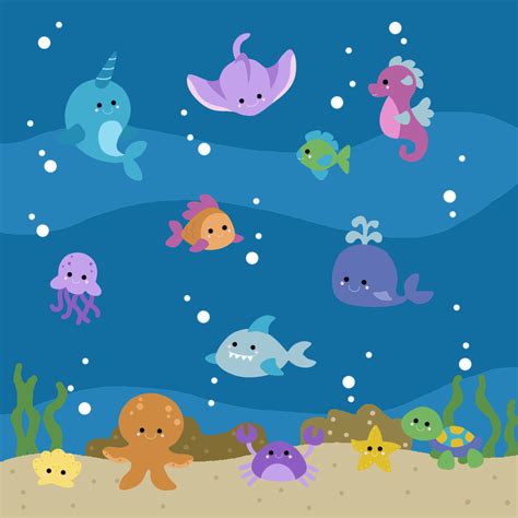 Ocean Animals Animated Gif