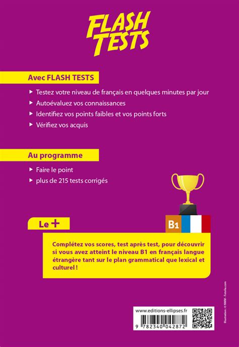 FLE français langue étrangère Flash Tests B1 Testez votre niveau