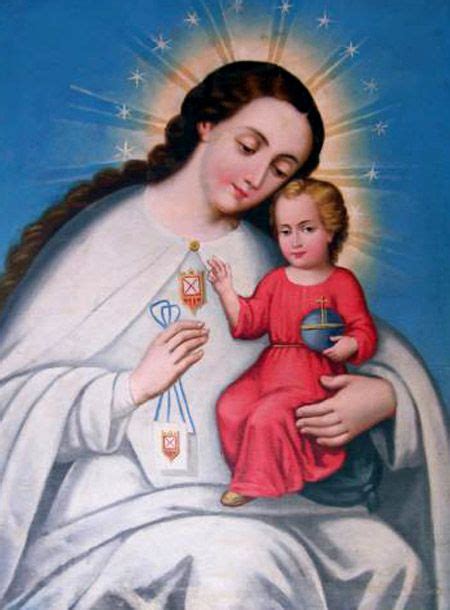 Our Lady Of Mercy Painting By Manuel Samaniego Peru Lady Madonna