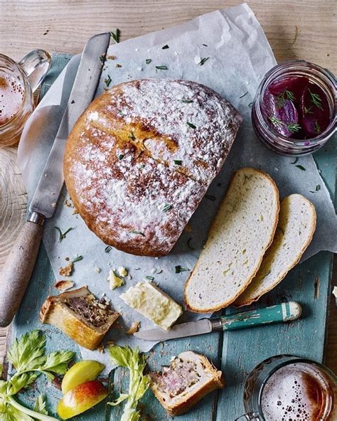 Potato And Rosemary Bread With Beetroot And Dill Pickle Recipe