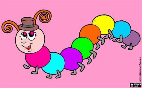 Centopeia Colorida Para Imprimir - linda centopeia para imprimir , desenho linda centopeia