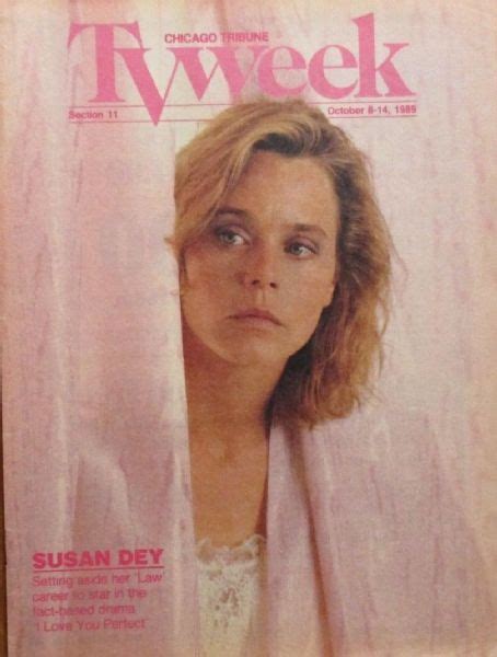 Susan Dey Tv Week Chicago Tribune Magazine 08 October 1989 Cover Photo United States