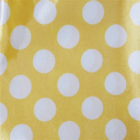 Blue And Yellow Polka Dot Fabric Etsy