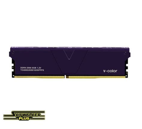 Ram V Color Ddr Skywalker Plus Gb X Gb Mhz Purple Heatsink