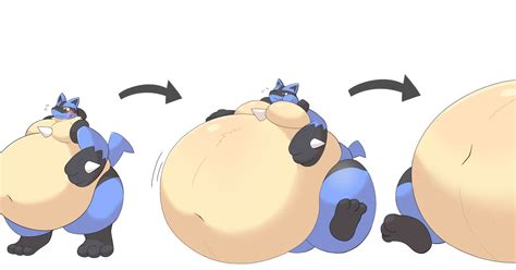 Pokemon Fat Pokémon ルカリオ肥満化 Pixiv