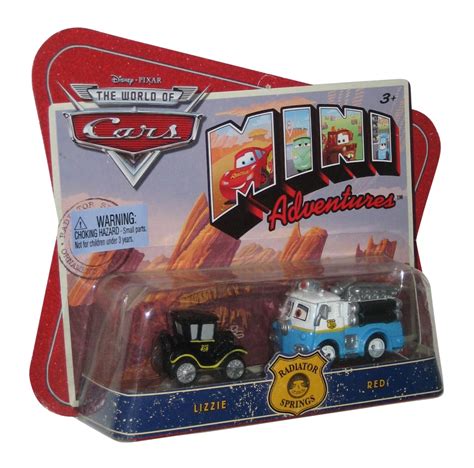 Disney Pixar Cars Mini Adventures Radiator Springs Lizzie And Red Toy Car