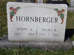 Henry A Hornberger 1914 1989 Find A Grave Memorial