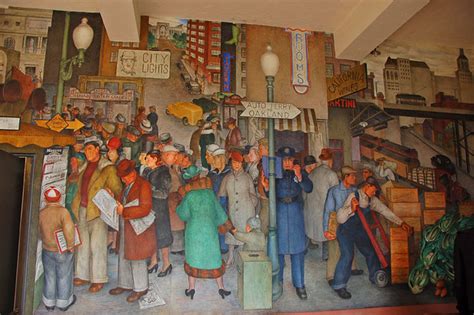 Diego Rivera Mural Inside Coit Tower Downtown Sf Momboleum Flickr