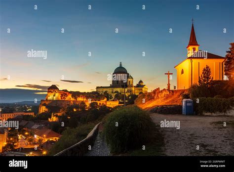 Esztergom Gran Castle Hill With Basilica View From Calvary Calvary