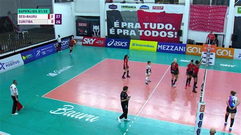 Sesi Bauru Domina Vence O Curitiba E Se Reabilita Na Superliga