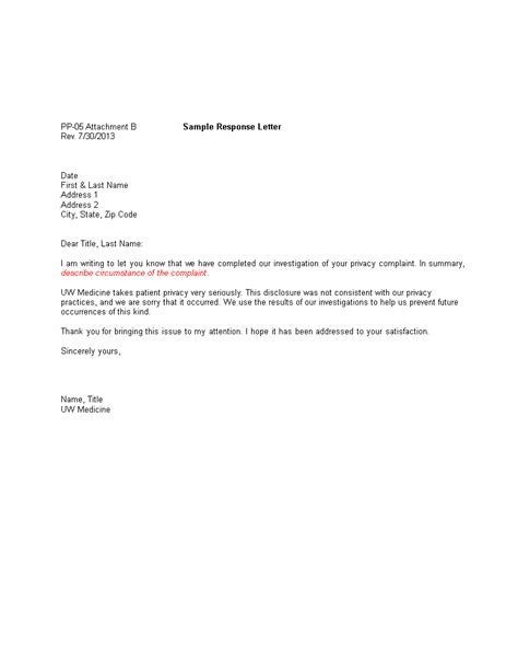 Patient Complaint Response Letter How To Write A Patient Complaint