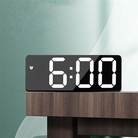 Bwomeauty Digital Alarm Clock With Led Display Temperature Date