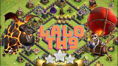 Rathaus Lalo Angriffsstrategie Clash Of Clans Coc Youtube