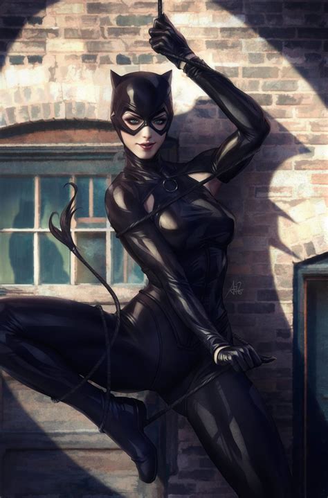 Variant Cover For Catwoman By Stanley Artgerm Lau