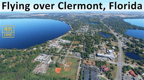 Flying Over Clermont Florida In 4k Youtube