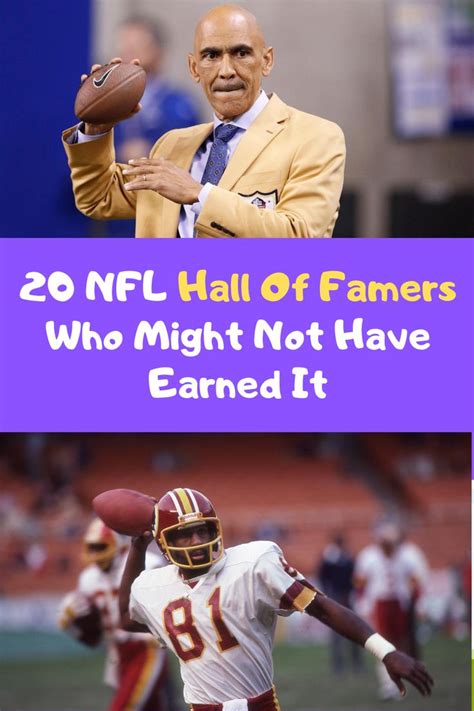 20 NFL Hall Of Famers Who Might Not Have Earned It | Famers, Hall of ...