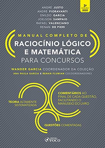 PDF Raciocínio lógico e matemática para concursos Manual completo