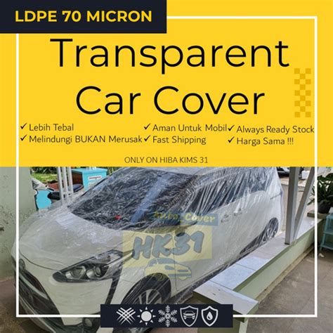 Promo Cover Mobil Transparan Sarung Mobil Transparan Selimut