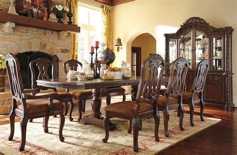 North Shore Pedestal Dining Room Set Millennium Reviews Furniture Cart