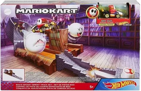 Hot Wheels Pista Mario Kart Boo Set Shy Guy Meses sin interés