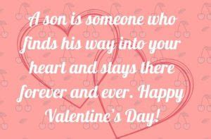 Happy Valentines Day Son Wishes, Images, Cards & Quotes