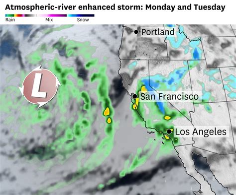 California is the target for another atmospheric river-fueled storm