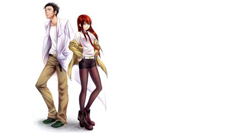 Download Rintaro Okabe Kurisu Makise Anime Steinsgate Hd Wallpaper