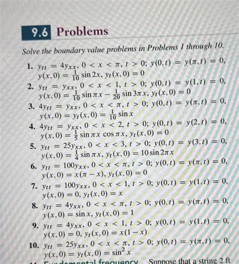 Solved Solve The Boundary Value Problems In Problems Chegg