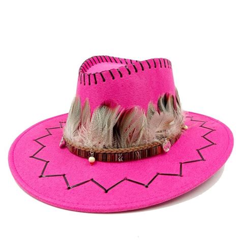 Sombrero Vaquero Rosa Sombreros Vaqueros