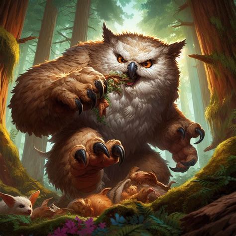 OWLBEAR 5e Stats ANGRY GOLEM GAMES