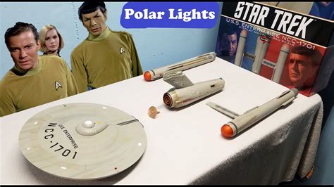 Polar Lights 1 350 Enterprise Unboxing And Build Round 2 Limited Edition Star Trek Tos Youtube