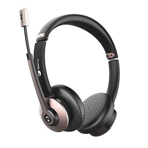 Bluetooth Headset Wireless Headphones With Microphone Noise Cancelling On Ear Headphones With